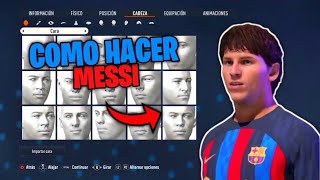 ✅ Como hacer a LEO MESSI del 2012 en FIFA 23 clubes pro y modo carrera  VaSaLiZz [upl. by Zonda]