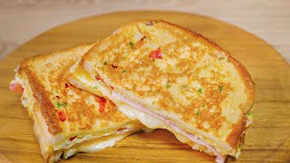 How To Make One Pan Egg Toast Easy amp Delicious Omelette Sandwich Recipe [upl. by Opportuna353]