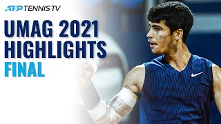 18YearOld Carlos Alcaraz Wins First ATP Title  Umag 2021 Final Highlights vs Gasquet [upl. by Agatha]