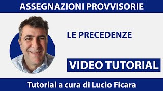 Assegnazioni provvisorie come compilare la sezione quotprecedenzequot  VIDEO TUTORIAL [upl. by Marston]