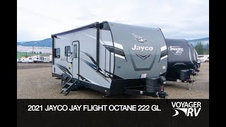 2021 Jayco Jay Flight Octane 222 GL Toy Hauler Travel Trailer RV Video Tour  Voyager RV Centre [upl. by Tull]