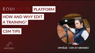 EQUIMETRE HOW AND WHY EDIT A TRAINING [upl. by Nishi]