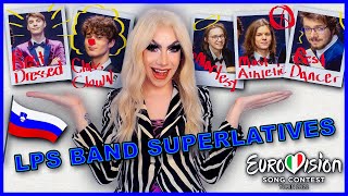 Band Superlatives with Last Pizza Slice LPS Slovenia in Eurovision 2022 [upl. by Niran]