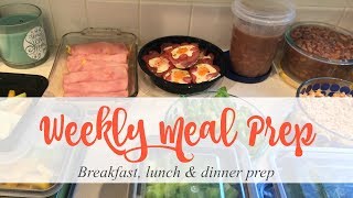 Weekly Meal Prep  Weight Watchers Freestyle  051318 [upl. by Mulry]