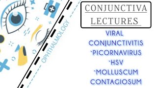 VIRAL CONJUNCTIVITIS PART2 PICORNAVIRUS HSV amp MOLLUSCUM CONTAGIOSUM [upl. by Enoved]