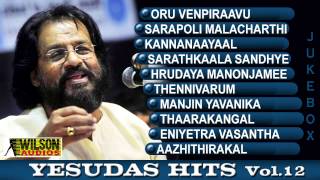 Evergreen Malayalam Songs of Yesudas Vol 12 Audio Jukebox [upl. by Eemla]