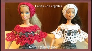 Capita con argollas para barbie [upl. by Noremac]