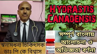 Hydrastis Canadensis uses amp symptom  Hydrastis Q30200 uses DrPKBiswas  HomeoClinic [upl. by Eisler757]