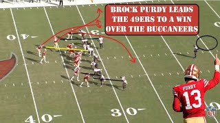 49ers Playbook Brock Purdy leads SF to a win over the Bucs [upl. by Haldis]