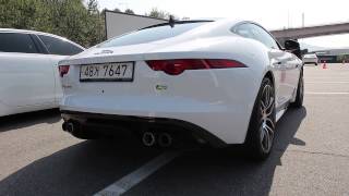 제규어 FTYPE V8 배기음 [upl. by Rasla]