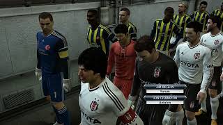 Beşiktaş vs Fenerbahçe  PES 2013 [upl. by Gall732]