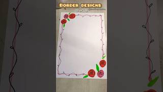 Easy border ideasyoutubeshorts trendingshorts shorts viralshorts ytshorts shortsviral diy [upl. by Devad]