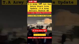 TA Army Bharti Devlali Nashik महाराष्ट्रLive Update ll ✅ TA Army Running Motivation Short Viral [upl. by Iralav]