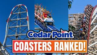 Top 17 Roller Coasters at Cedar Point  Sandusky Ohio 2024 [upl. by Marius]