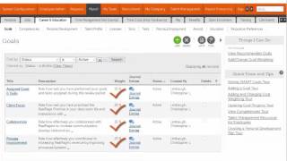 Employee Job Aid Creating a Goal in UltiPro [upl. by Sitsuj407]
