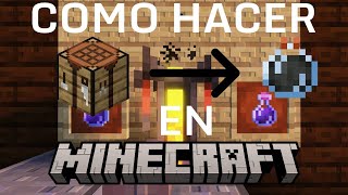 Como hacer poción de debilidad en minecraft [upl. by Aissatsana]