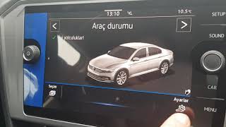 Volkswagen  Lastik Basıncı Nasıl Kaydedilir [upl. by Memory]