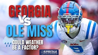 Ole Miss takes on Georgia in what could be a weatherimpacted game [upl. by Ahseela]