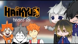 Haikyuu react to Hinata Shoyogacha reaction 23 [upl. by Deanne]