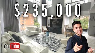 INSIDE a 235000 Luxurious Penthouse in Medellin Colombia [upl. by Nojid227]