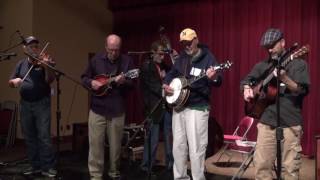 Alan Munde quotCheek to Cheekquot amp quotAll of Mequot  Midwest Banjo Camp 2016 [upl. by Ibbed]