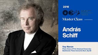 Sir András Schiff Piano Master Class 2016  Itai Navon [upl. by Davenport]