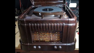 Kriesler 1953 Radiogram Restoration Model 1130 Also 1125 1136 1137 [upl. by Nema]