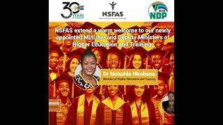 NSFAS has welcomed the new Minister and Deputy Ministers of Higher Education and TrainingNSFAS2024 [upl. by Margy]