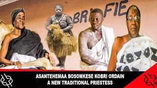 Breaking  ASANTEHEMAA 🔥BOSOMKESE KOBRI🔥 ORDAIN A NEW TRADITIONAL PRIESTESS [upl. by Ertnod]