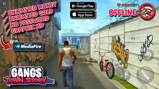 Gangs Town Story Mod Apk  UNLIMITED MONEY GOLD  Android Gameplay  OFFLINE GAMES [upl. by Aenneea]