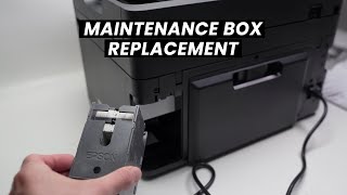 How to Replace the Maintenance Box on Epson WorkForce Pro WF4820 amp 4830 [upl. by Anujra]