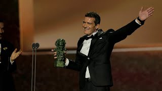 Antonio Banderas Goya 2020 a Mejor Actor Protagonista por Dolor y gloria [upl. by Ares]