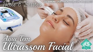 Ultrassom Facial  8 Sessões com Sonopulse III  Tratamento de Flacidez Papada Linhas de Expressão [upl. by Hilly]