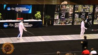 NCAA Fencing 2012  Mens Epee Semifinal Boyadzhiev OSU v Hadzic COLU [upl. by Ricky623]