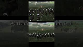 Battanian Fian Champion vs Khuzait Khans Guard bannerlord battania khuzait battle shorts [upl. by Ahsets]