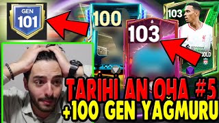 SONSUZ 103 GEN PAKET AÇILIMI İLE 101 GEN OLDUM 5 FC Mobile 25 [upl. by Aramenta]