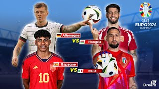 EURO 2024  ALLEMAGNE VS HONGRIE ET ESPAGNE VS ITALIE ANALYSE PRÉDICTION ET PRONO [upl. by Zelten]