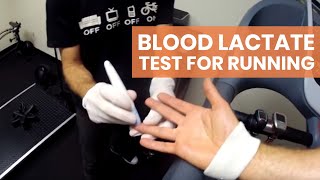 Blood lactate test for running [upl. by Oiracam]