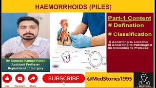 Haemorrhoids Piles Lecture Part 1 Definition  Classification [upl. by Sternlight]