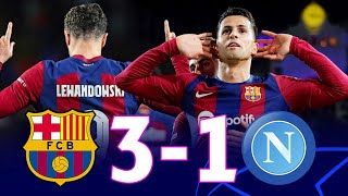 Barcelona vs Napoli 31 Champions League Round of 16 2nd Leg  MATCH REVIEW [upl. by Iral50]