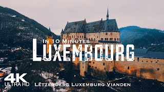 LUXEMBOURG 2024 🇱🇺 LUXEMBURG Worlds Richest Country  Drone Aerial 4K  Lëtzebuerg [upl. by Parlin]