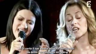 Lara Fabian Ft Laura Pausini  La Solitudine With lyrics [upl. by Ruvolo]