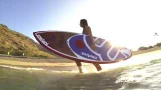 GoPro HD Hero3 Jenny WaikikiLove Lee Mistral Team Rider SUP Surfing Makaha [upl. by Sidnak]