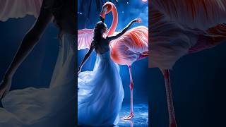 A woman performs a fusion with the flamingo on AGT americagottalent magic [upl. by Marven835]