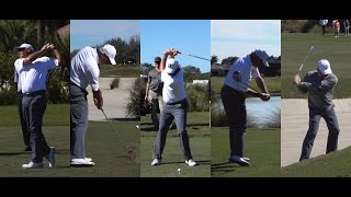 2016 FRED COUPLES 120fps SLOW MOTION amp REGULAR GOLF SWING FOOTAGE CHUBB CLASSIC 1080p HD [upl. by Okuy]