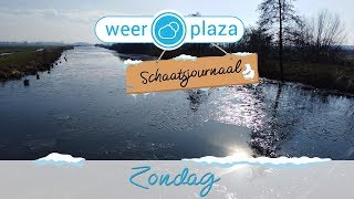 Weerplaza schaatsjournaal 4 2018 wat een koude wind [upl. by Landes737]