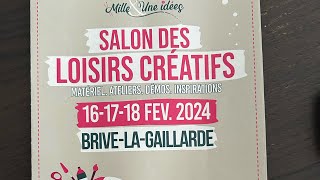 Un tour au salon créatif  de belles rencontre un bon moment 🥰 [upl. by Hgieliak]