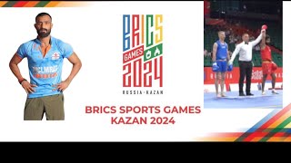 BRICS GAMES 2024 KAZAN 65 Kg Semifinal 🔴 Surya Bhanu Pratap INDIA VS 🔵 Davit ARMENIA [upl. by Ahso663]