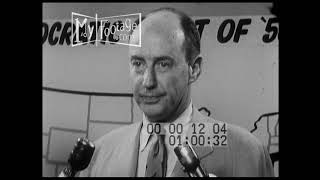 1956 Adlai Stevenson Interview on Presidential Campaign [upl. by Nohsad]