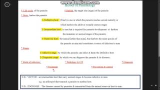 Introduction in Medical Parasitology [upl. by Pantia]